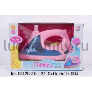 УТЮГ НА БАТ. СО СВЕТОМ И ЗВУКОМ В КОР. 24*15*10СМ в кор.2*24шт ― Luckfamily.ru