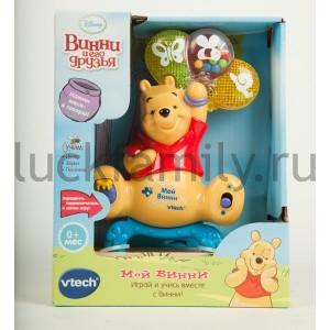 ИГРУШКА РАЗВИВАЮЩАЯ "VTECH" МЕДВЕЖОНОК ВИННИ НА БАТ. СВЕТ+ЗВУК, РУСС. ОЗВУЧ. В КОР. в кор.6шт ― Luckfamily.ru