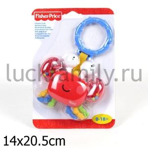 "МАТТЕЛ". FISHER PRICEВ ПОГРЕМУШКА КРАБ в кор.6шт ― Luckfamily.ru