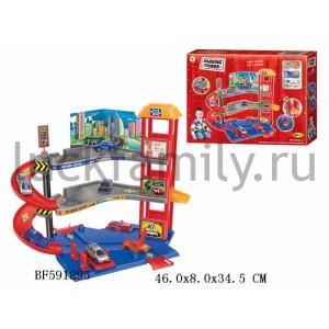 ПАРКОВКА 3-И УРОВНЯ С 3-МЯ МАШИНКАМИ В КОР. 46*8*35СМ в кор.18шт ― Luckfamily.ru