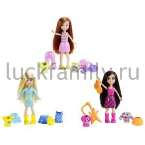 "МАТТЕЛ". POLLY POCKET МОДНЫЙ НАБОР в кор.6шт ― Luckfamily.ru