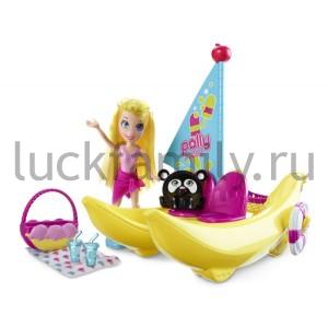 "МАТТЕЛ". POLLY POCKET НА ЛОДКЕ (КУКЛА И АКСЕССУАРЫ) в кор.6шт ― Luckfamily.ru