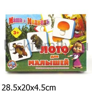 ЛОТО ДЛЯ МАЛЫШЕЙ. МАША И МЕДВЕДЬ. в кор.8шт ― Luckfamily.ru