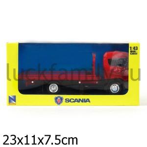 МАШИНА МЕТАЛЛ. 1:43 SCANIA TRANSPORTER ОТКРЫВ. КУЗОВ,  В АССОРТ. В КОР. в кор.2*6шт ― Luckfamily.ru
