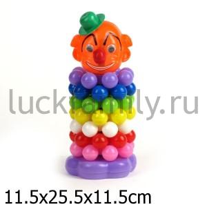 ПИРАМИДА М,ШАР КЛОУН С ЦВЕТНОЙ ГОЛОВОЙ в кор.35шт ― Luckfamily.ru