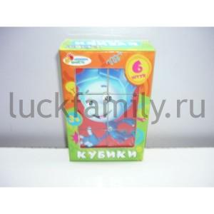 НАБОР ИЗ 6-И КУБИКОВ "ИГРАЕМ ВМЕСТЕ" ФИКСИКИ 860-5 В РУСС. КОР. в кор.48наб ― Luckfamily.ru