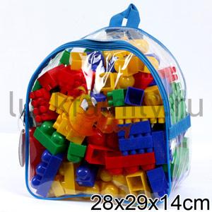 КОНСТРУКТОР "СУПЕР-МИКС" (144ЭЛ.) В РЮКЗАКЕ в кор.5шт ― Luckfamily.ru