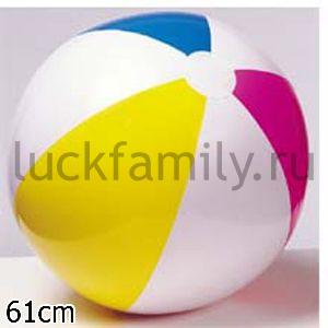 МЯЧ ДОЛЬКИ 61СМ ЦВЕТ В АССОРТ. В ПАК. (БОИТСЯ ХОЛОДА) в кор.36шт ― Luckfamily.ru