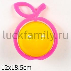 ПОГРЕМУШКА "ЯБЛОКО" В ПАК. в кор.100шт ― Luckfamily.ru