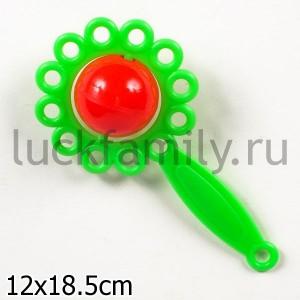 ПОГРЕМУШКА "РОМАШКА" В ПАК. в кор.100шт ― Luckfamily.ru