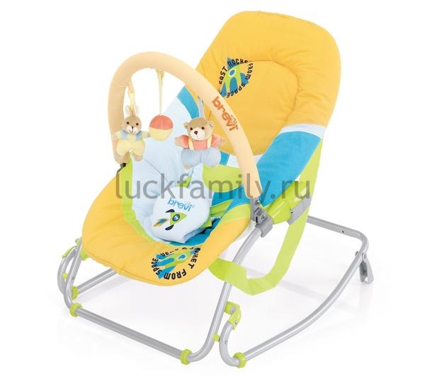 Шезлонг Brevi Baby Rocker с игрушками