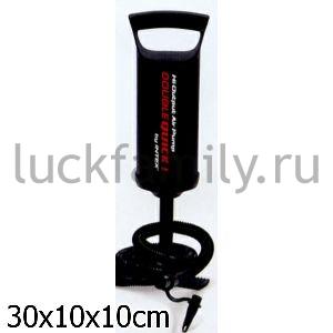 НАСОС РУЧНОЙ, 3 НАСАДКИ В КОР. 30*10*10СМ в кор.12шт ― Luckfamily.ru