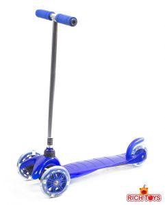 Самокат 3-х колесный  A5-3 MINI blue со светящимися колесами  ― Luckfamily.ru