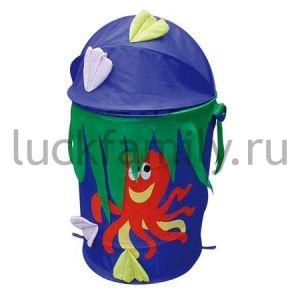 БОНИ, КОРЗИНА для игрушек "Осьминог", (от 3-х лет), (43*60 см) ― Luckfamily.ru